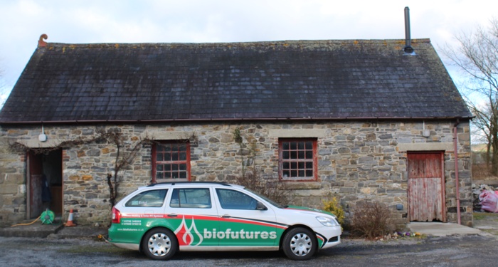 Biofutures at Biomass Boiler Installation Site, Carmarthenshire