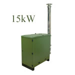 E-Compact 15kw S-Model Outside Biomass Boiler