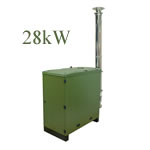 E-Compact 28kW S-Model External Outside Biomass Boiler