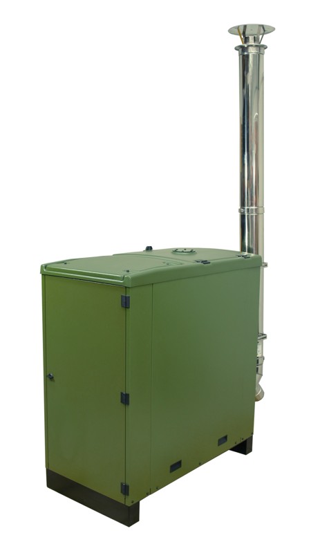 E-Compact 28kW External S-Model Boiler in Outside Boilers